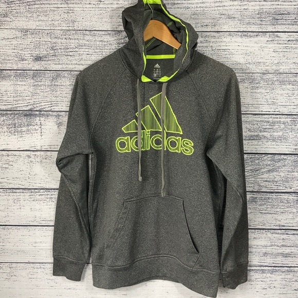 lime green hoodie adidas